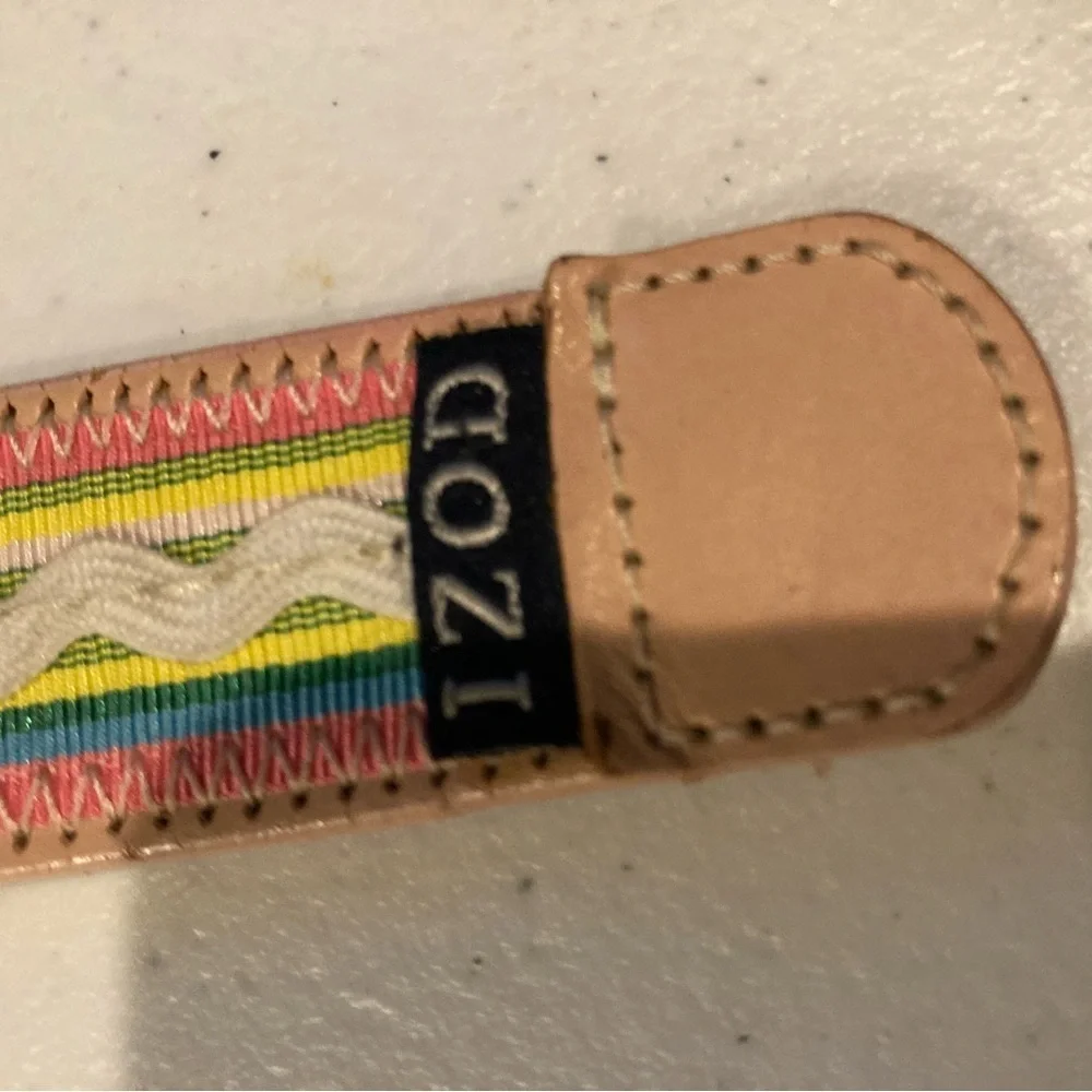Ladies Vintage Pink 80’s Izod Belt